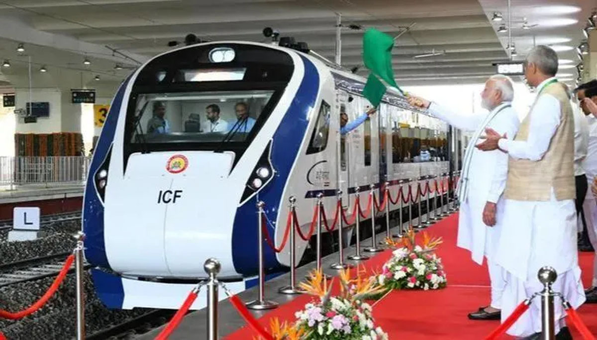 Pm Modi Flags Off Vande Bharat Express Bharat Gaurav Kashi Darshan Train In Bengaluru