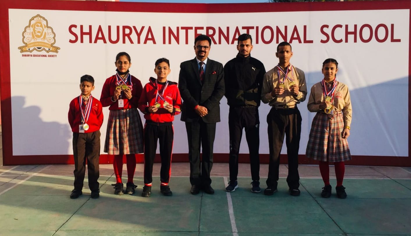 SHAURYA INTERNATIONAL SCHOOL SHINES IN THE SAHODAYA INTER SCHOOL ROLLER SKATING COMPETITION