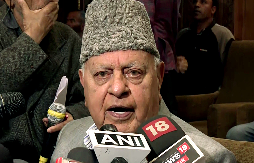 “They call me Khalistani, American agent…,” Farooq Abdullah on dialogue between India-Pakistan.