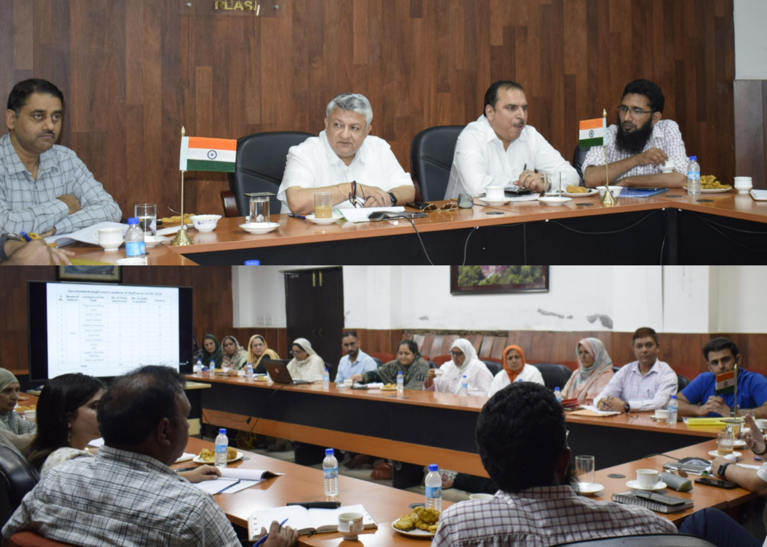 DDC reviews implementation of Poshan schemes in Reasi District.