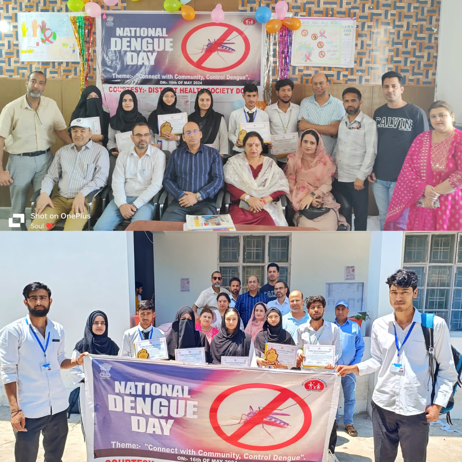 National Dengue Day observed at ANMT School Doda.