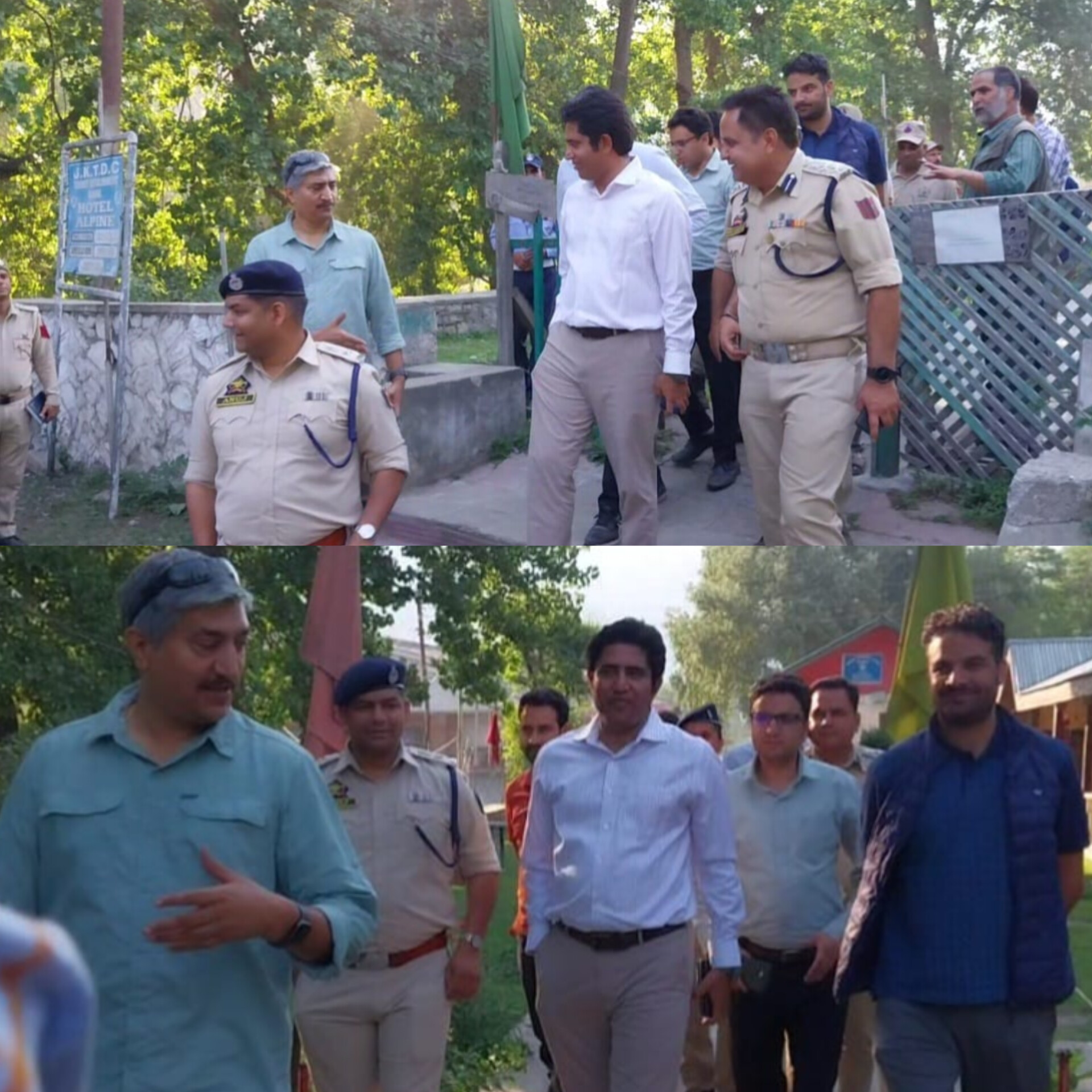 Team led by DC ensures smooth traffic flow on NH44 for SANJY-2024 & Tourist Season in Ramban.