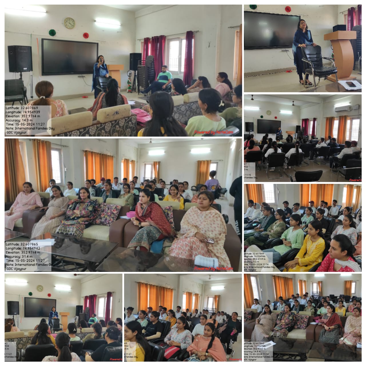 GDC Vijaypur Celebrates International Day of Families.
