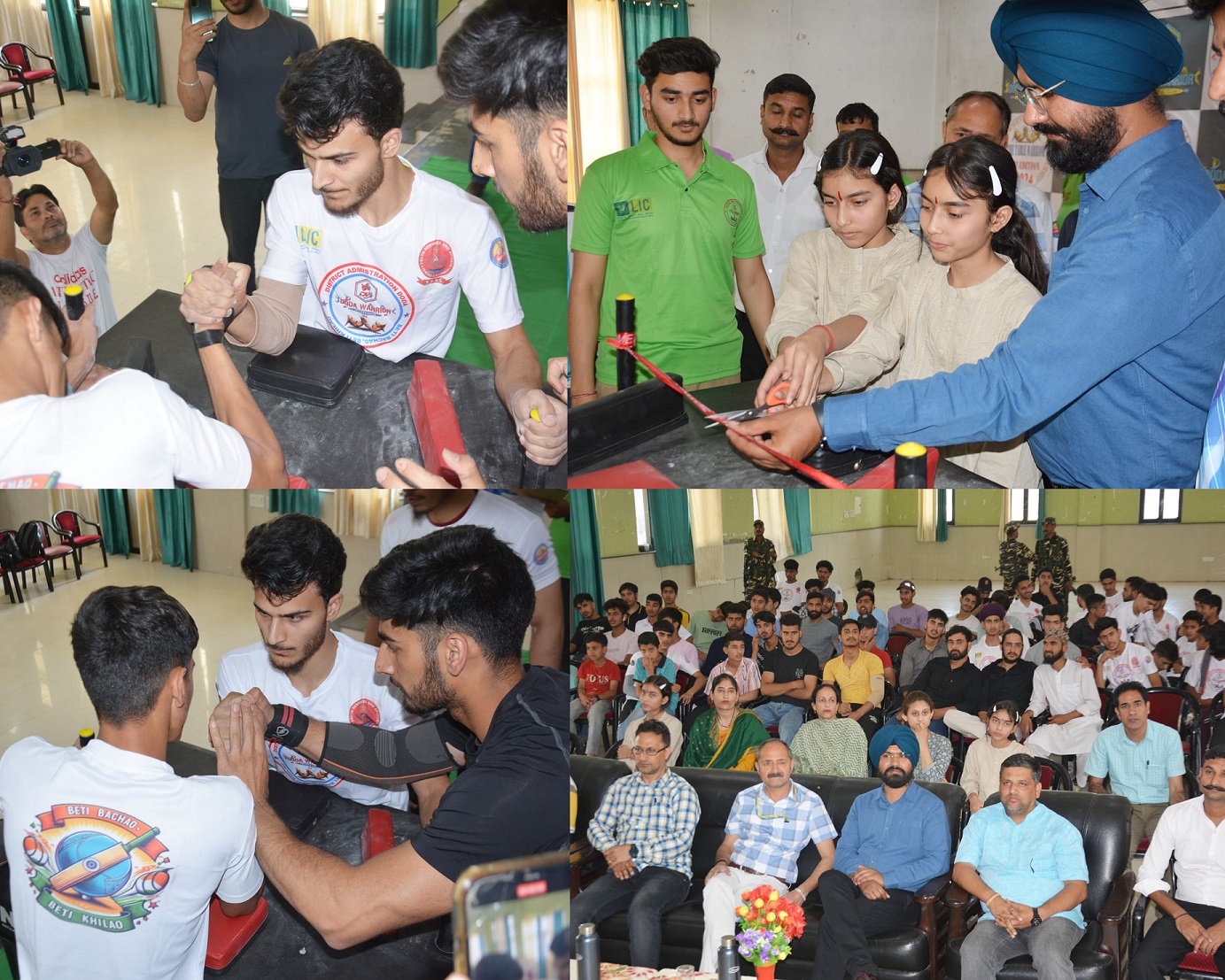 DC inaugurates Arm Wrestling competition at Doda on Friday.
