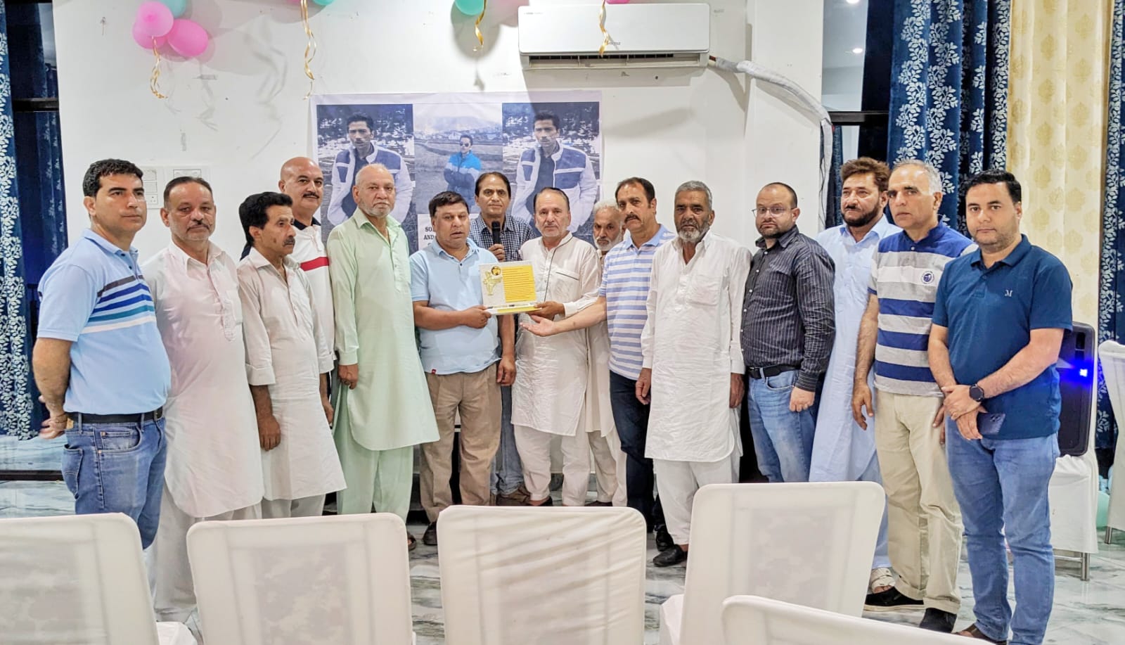 Doda’s Civil Society pays floral tributes to Late Dr Masood Ahmed Tariq.