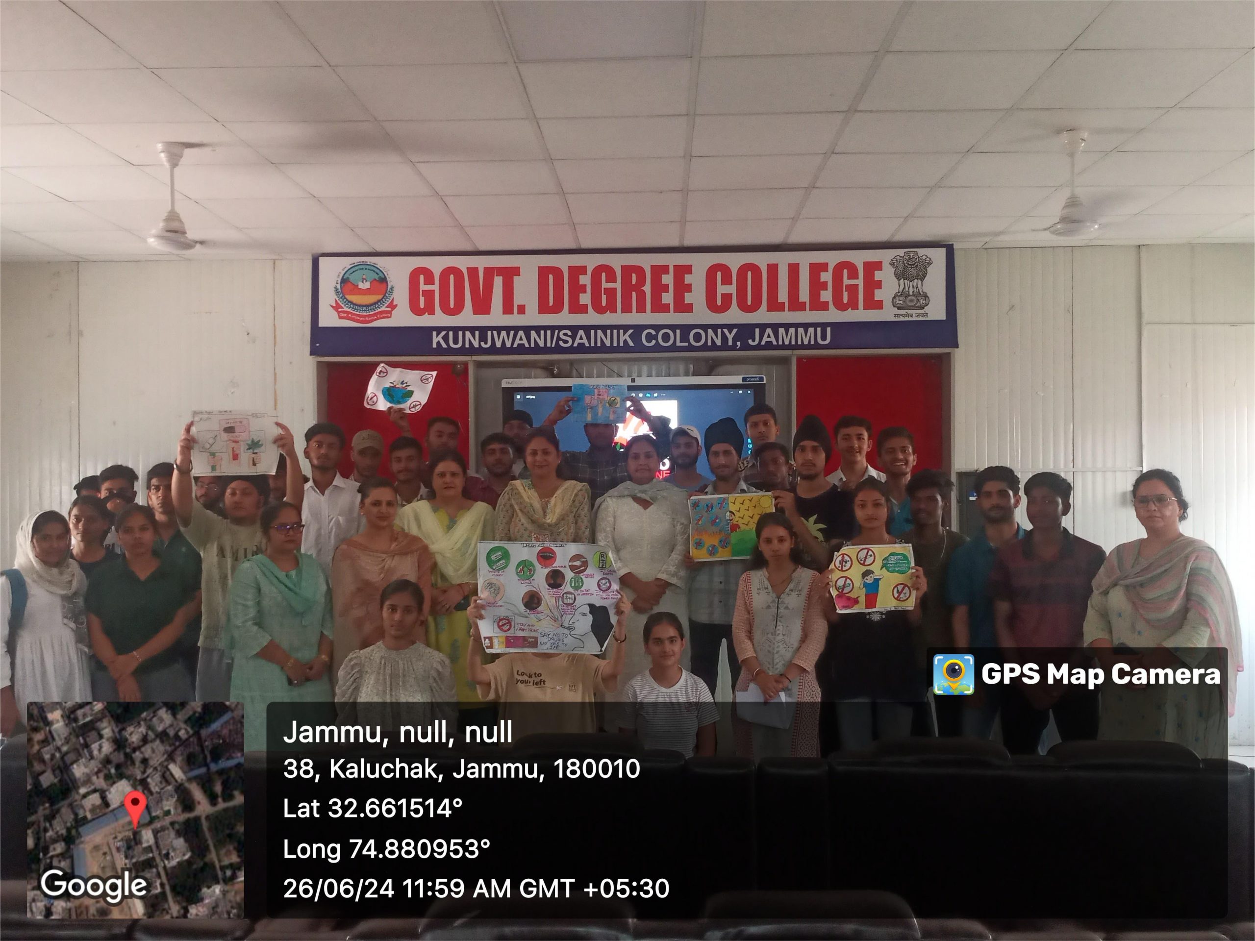 GDC Kunjwani celebrated International Day Against Drug Abuse and Illicit Trafficking.