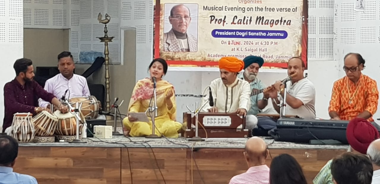 JKAACL Hosts First Ever Musical Evening Featuring Free Verse of Prof. Lalit Mangotra.