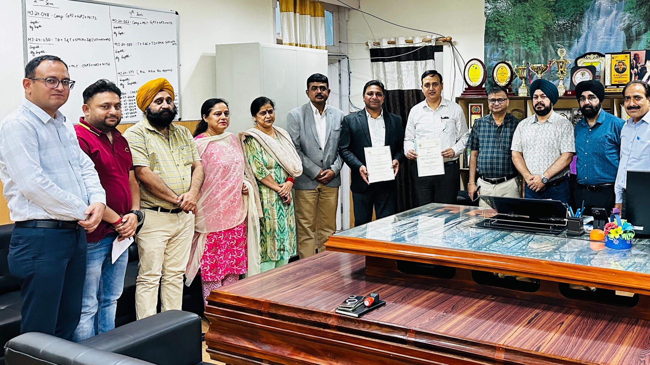 GOVERNMENT POLYTECHNIC JAMMU SIGNS MOU WITH AMASS SKILL VENTURES PVT LTD GURUGRAM, HARYANA.
