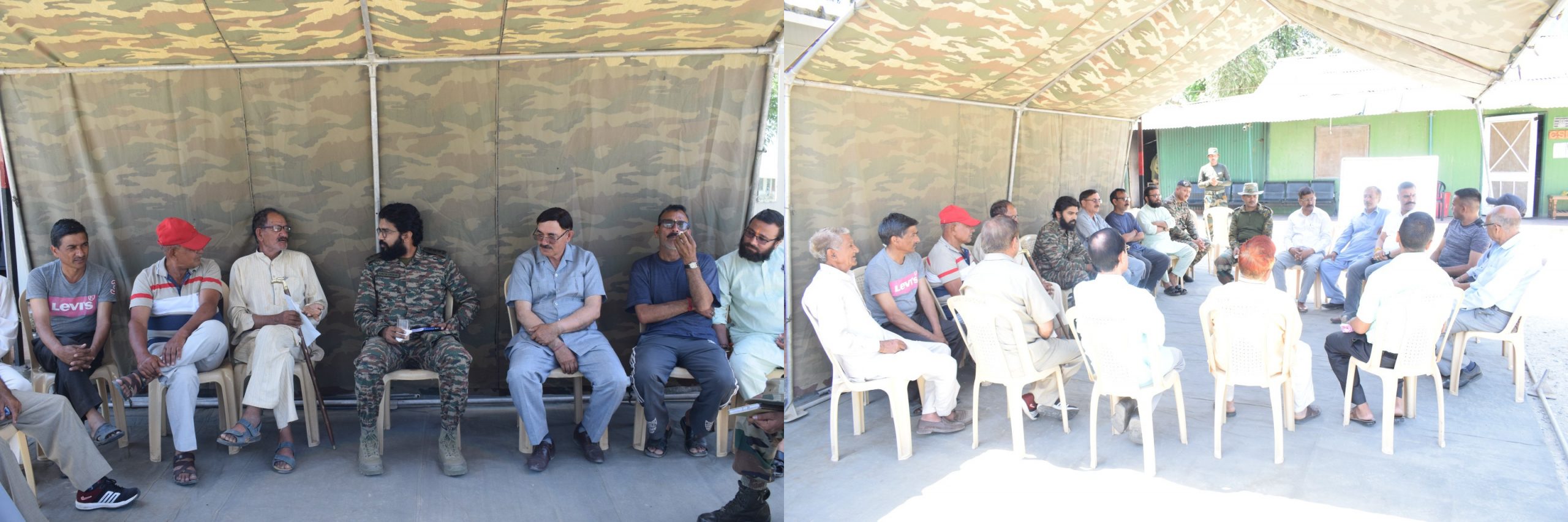 Indian Army Interacts with Elders of Sohanda Village at Doda.