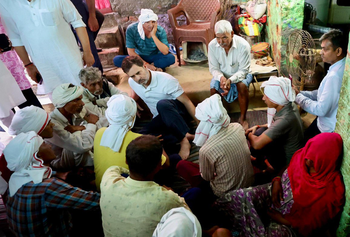 Rahul Gandhi meets Hathras stampede victims, appeals to UP CM for fair compensation.