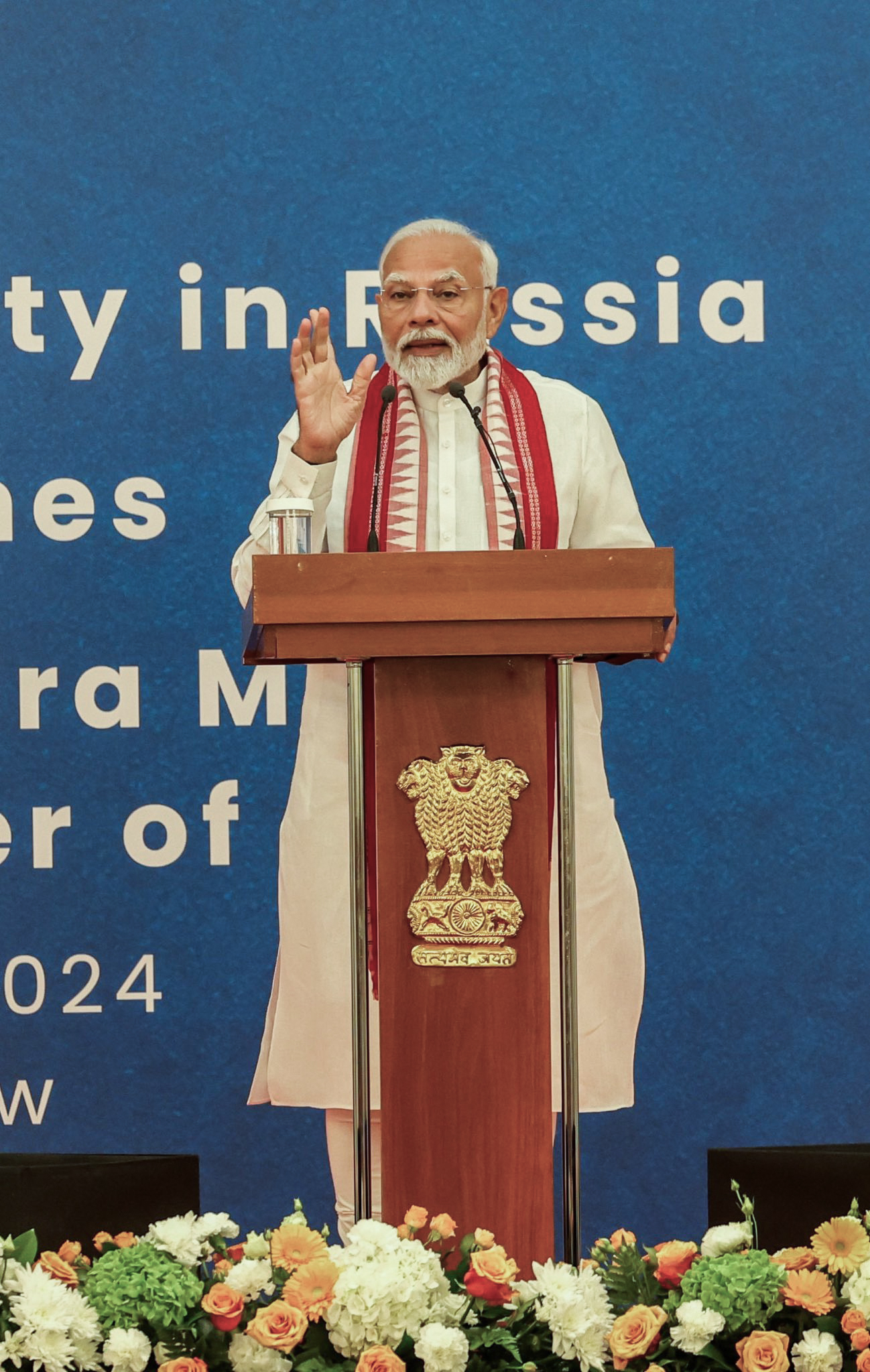 World amazed at pace of development India has achieved in past 10 years: PM Modi tells Indian diaspora in Moscow.
