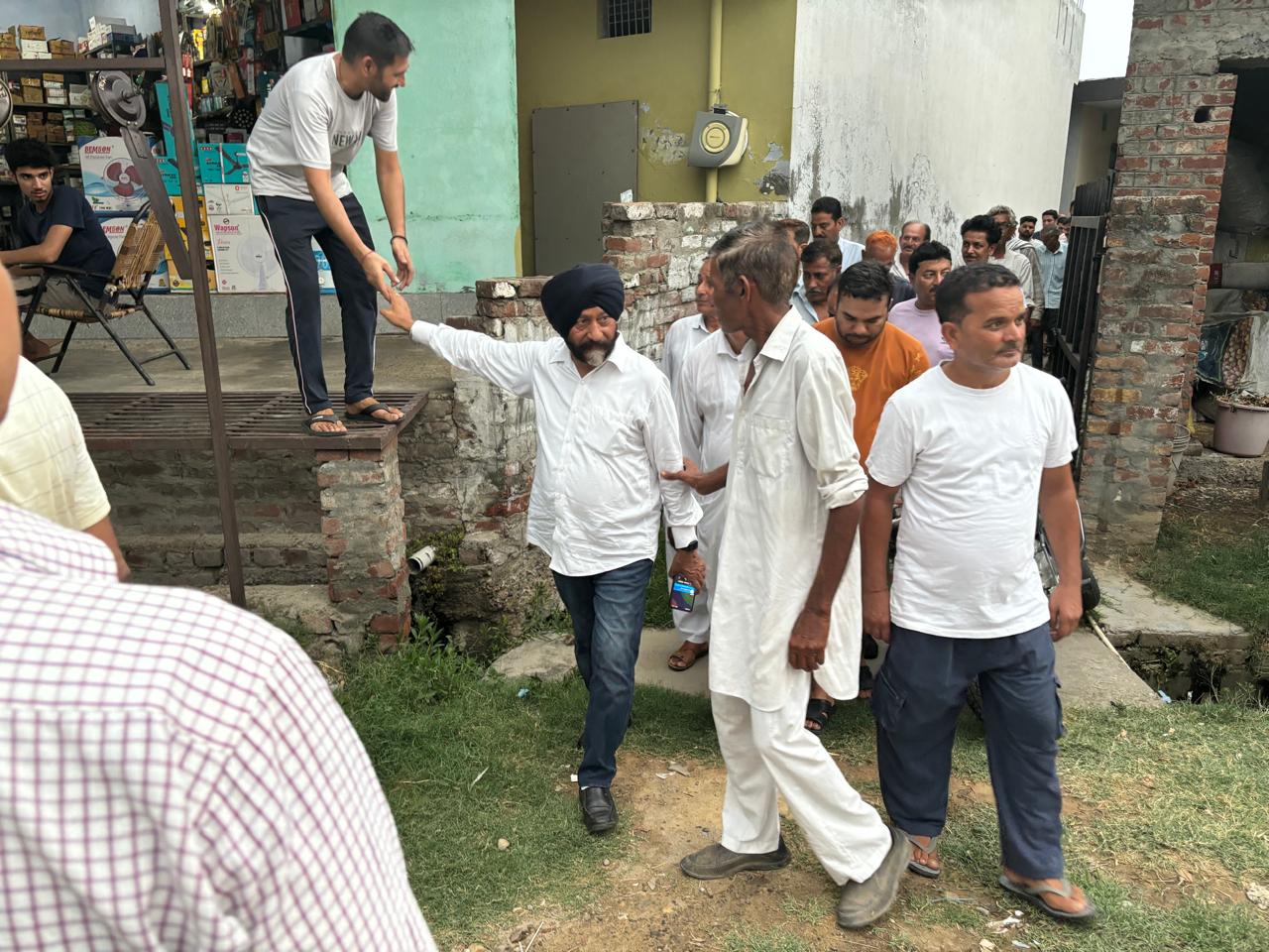 S. Manjit Singh kick starts public outreach program in Vijaypur.