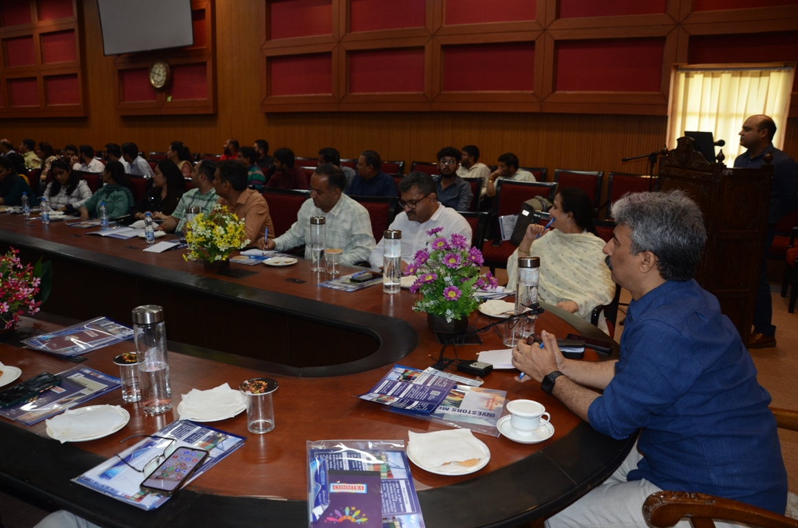 Industries and Commerce Department hold investors meet in Jammu.
