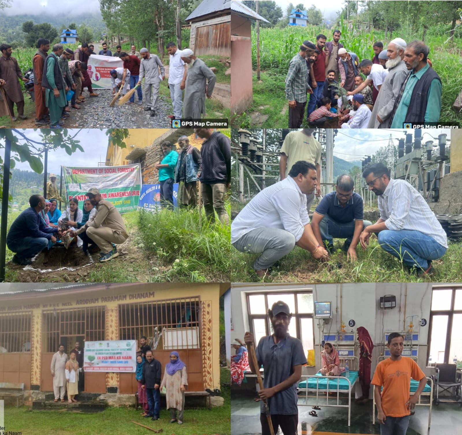 Cleanliness & Plantation drives are underway in District Ramban under Swachhta Pakhwada to ensure cleaner and greener future